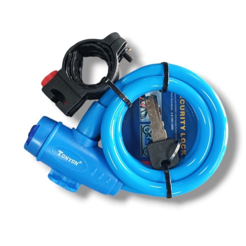 Candado 10mm x 1000mm con soporte de colores 